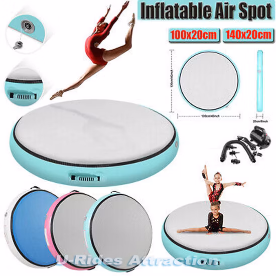 Fabricante mayorista que anima el punto de aire inflable de la gimnasia del 1m el 1.5m